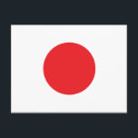Japanische Flagge Postkarte<br><div class="desc">Original Fahne Design sieht so aus, als wäre es angestrichen! Gedenken Sie Ihre Weltreisen, feiern Sie Ihr Erbe oder zeigen Sie jedem, wie viel Sie Ihre Zuhause Liebe! Dieses Bild ist auf einer Vielzahl von Produkten erhältlich. Karo aus allen unseren anderen Designs auf http://www.zazzle.com/zipperedflags Haben Sie eine Anfrage oder Fragen?...</div>