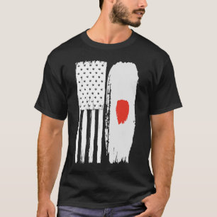 Japanische Flagge Prix Japan USA T-Shirt