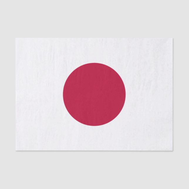 Japanische Flagge Seidenpapier (Vorderseite)