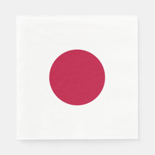 Japanische Flagge Serviette
