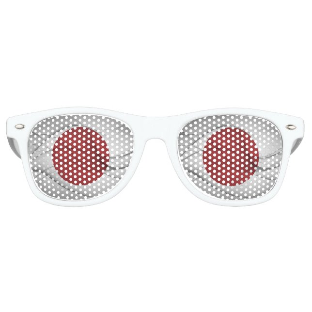 Japanische Flagge Sonnenbrille (Vorderseite)