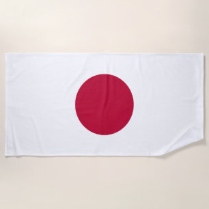 Japanische Flagge Strandtuch