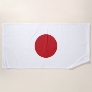 Japanische Flagge Strandtuch