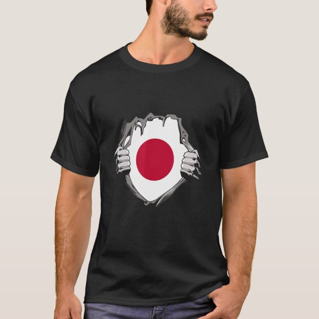 Japanische Flagge T-Shirt (Vorderseite)