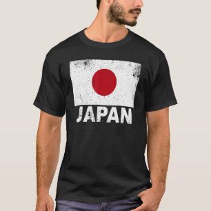 Japanische Flagge Vintage japanische Herkunft Nati T-Shirt