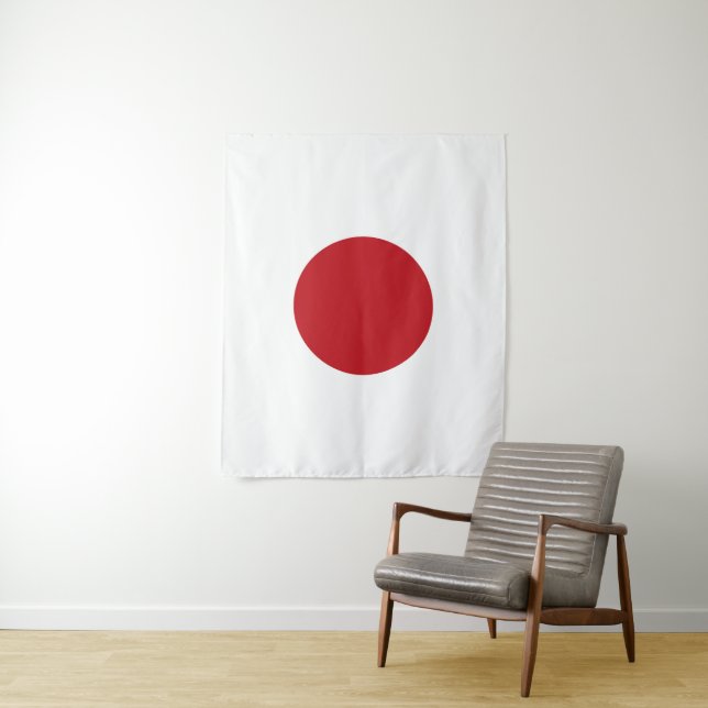 Japanische Flagge Wandteppich (Beispiel)