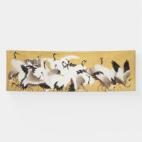 Japanische Flock Cranes Vintag Bird Rich Classic