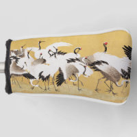 Japanische Flock Cranes Vintag Bird Rich Classic