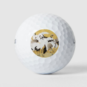 Japanische Flock Cranes Vintag Bird Rich Classic Golfball