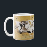 Japanische Flock Cranes Vintag Bird Rich Classic Kaffeetasse<br><div class="desc">Dieses Bild basiert auf der japanischen Kranherde (18. Jahrhundert) Vintage Malerei von Ishida Yutei. Originelles Public Domain Image vom Minneapolis Institut für Kunst.</div>