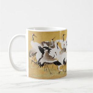 Japanische Flock Cranes Vintag Bird Rich Classic Kaffeetasse
