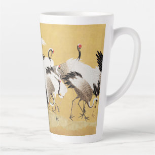 Japanische Flock Cranes Vintag Bird Rich Classic Milchtasse