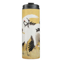 Japanische Flock Cranes Vintag Bird Rich Classic