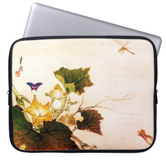 JAPANISCHE FLORALDRUCKBÜHNE FÜR FLY Electronics Laptopschutzhülle