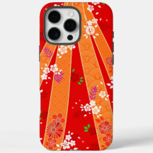 Japanische florale Kimono Muster Spring