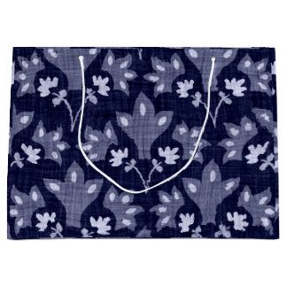 JAPANISCHE FLORALPATTER CUSTOM GIFT BAG GROßE GESCHENKTÜTE