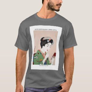 Japanische Frau, die Rouge bewirbt - Goyō Hashiguc T-Shirt