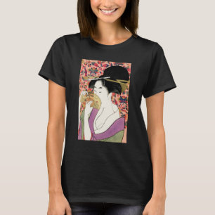 JAPANISCHE FRAU MIT COMB T-Shirt