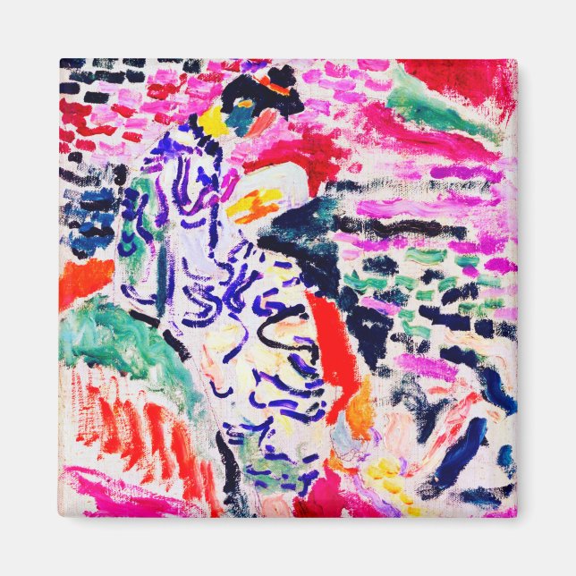 Japanische Frau neben dem Wasser, Matisse Magnet (Vorne)