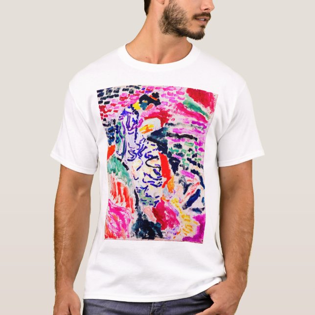 Japanische Frau neben dem Wasser, Matisse T-Shirt (Vorderseite)