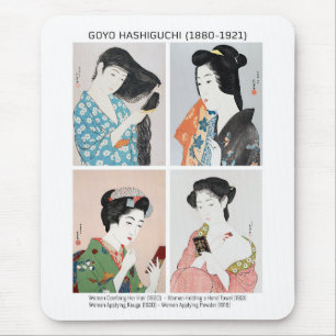 Japanische Frauenporträts - Goyō Hashiguchi Mousepad