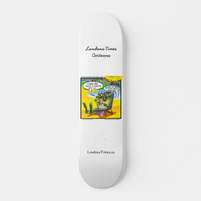 Japanische Frösche unberührt von Radiation Skatebo Skateboard (Vorne)