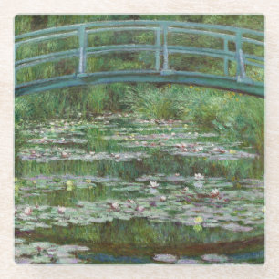 Japanische Fußbrücke Claude Monet Französische Kun Glasuntersetzer