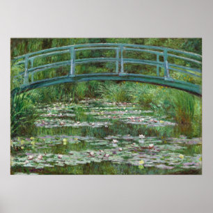 Japanische Fußbrücke Claude Monet Französische Kun Poster