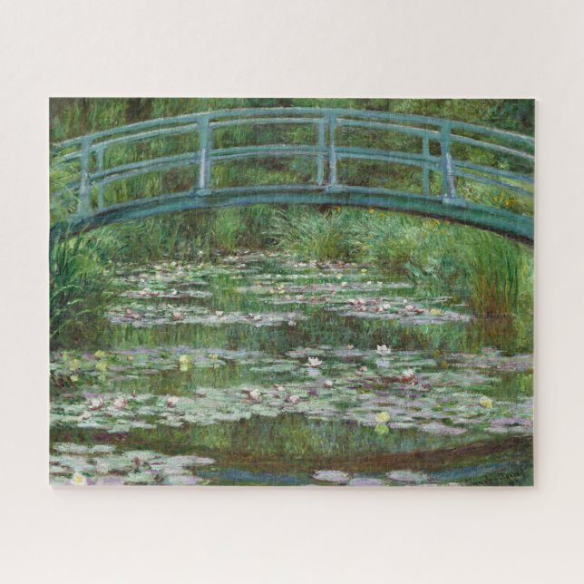 Japanische Fußbrücke Claude Monet Französische Kun Puzzle (Horizontal)