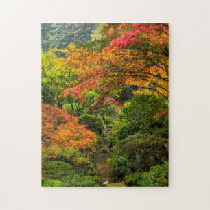 Japanische Gärten im Herbst in Portland, Oregon 2 Puzzle