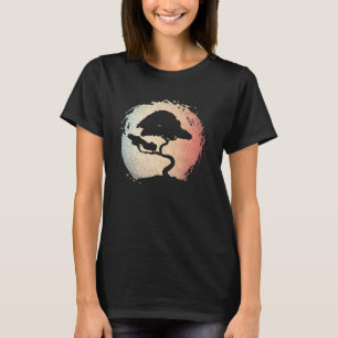Japanische Gartenarbeit Bonsai Ästhetik Bonsai Tre T-Shirt