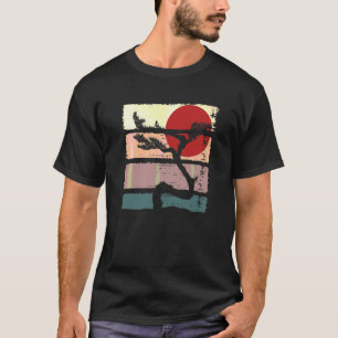 Japanische Gartenarbeit Buddhistin Zen Japan Retro T-Shirt