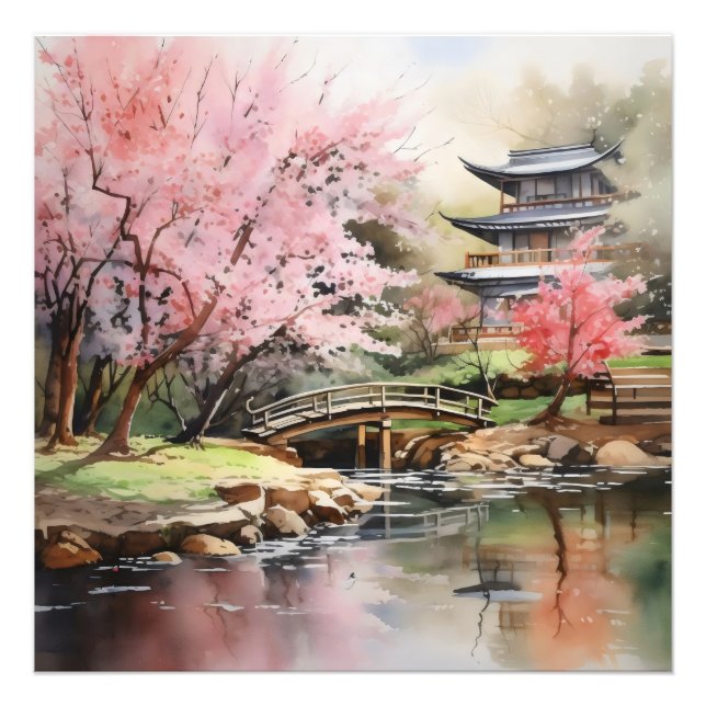 Japanische Gartenfrüchte Fotodruck (Vorne)