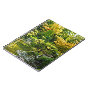 Japanische Gartenmalerei Effekt Landschaft Notizblock
