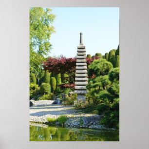 Japanische Gartenposter Poster