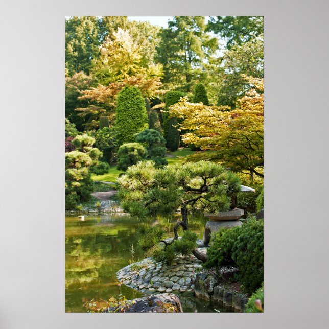 Japanische Gartenposter Poster (Vorne)