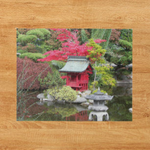 Japanische Gartenteichtennis Puzzle