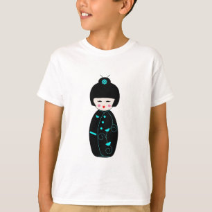 Japanische Geisha-Puppe T-Shirt