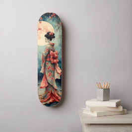Japanische Geisha Skateboard