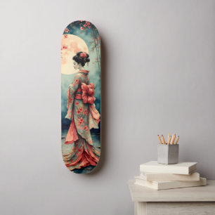 Japanische Geisha Skateboard