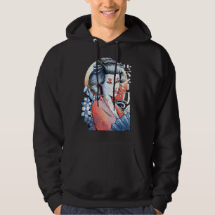 Japanische Geisha Tradition Robe Kultur Kostüm Hoodie
