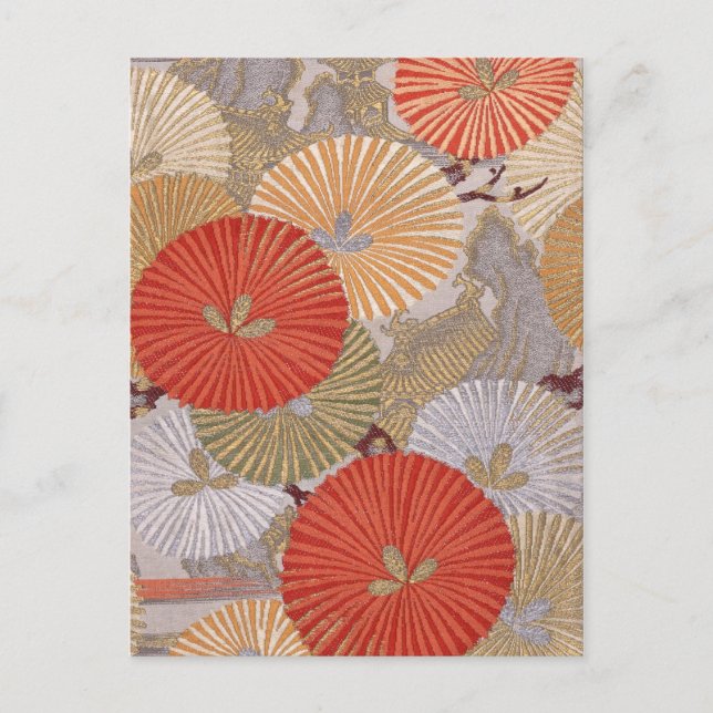 Japanische Gewebe 2012 Pocket Calendar Postkarte (Vorderseite)