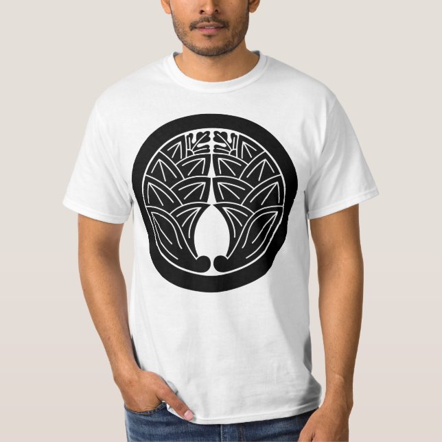 Japanische Ginger in einen Kreis T-Shirt (Vorderseite)