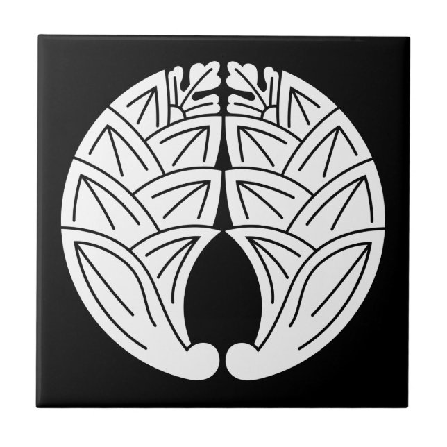 Japanische Gingers Fliese (Vorderseite)