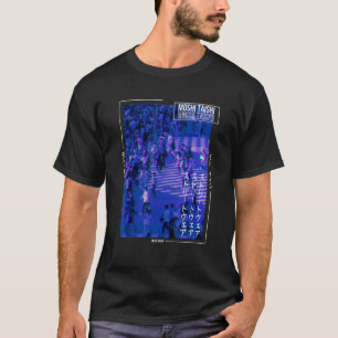 Japanische Glitch Cyberpunk Tokyo Streetwear Aesth T-Shirt
