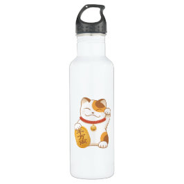 Japanische glückliche Kaliko-Katze, Maneki Neko Trinkflasche