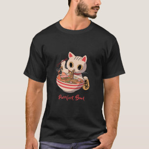 Japanische Glückskatze schlürfen eine Purffiff-Sch T-Shirt