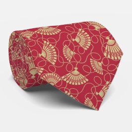 Japanische Goldfans in Rot Krawatte