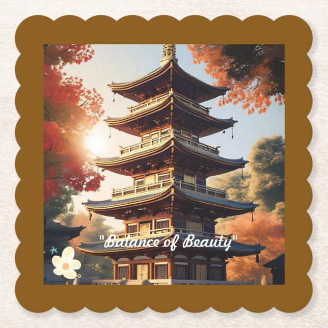 "Japanische Harmonie" Untersetzer (Vorderseite)