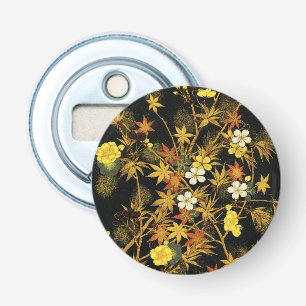 Japanische Herbstblätter Antique Botanical Flaschenöffner